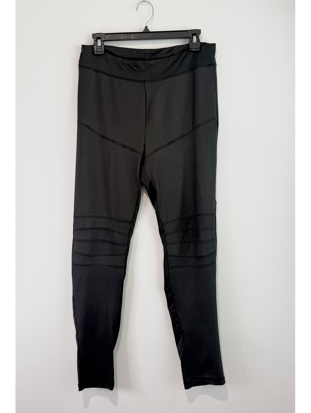 Daisy Fuentes Black Athletic Leggings Size L